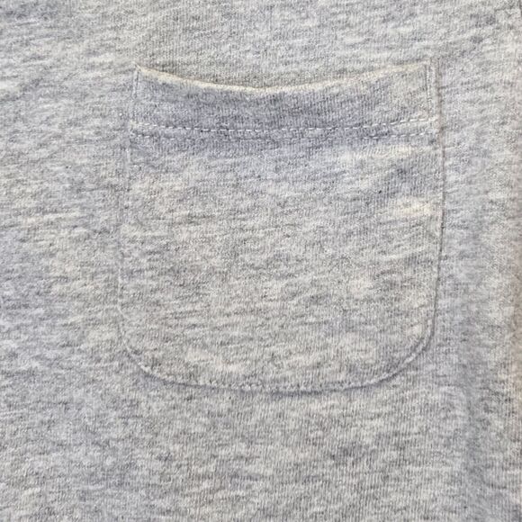 Nordstrom Toddler Heather Grey Crew Neck Short Sleeve 100% Cotton T-shirt 18M - Picture 7 of 10